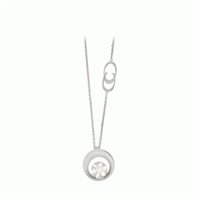 Collar Chimento Mujer Fleur Orbital in Oro blanco Diamante 0.13 Ct 1G06132B15450 - 1G06132B15450
